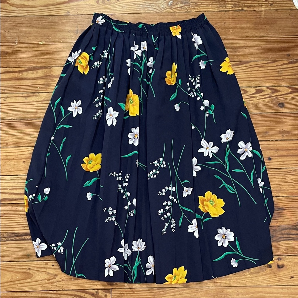 Alfred Dunner Floral Midi Skirt